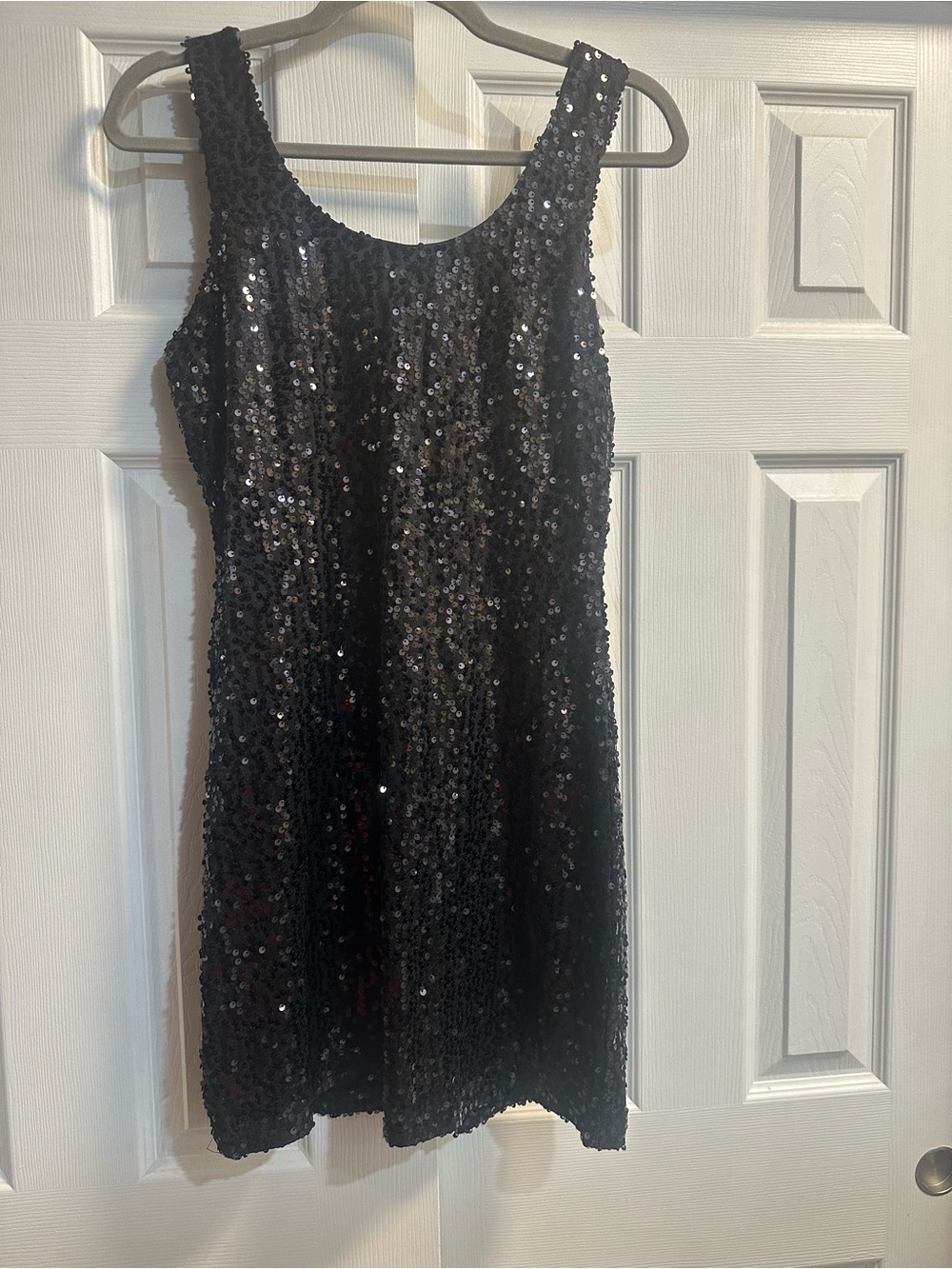 BB Dakota Black Sequin Mini Dress